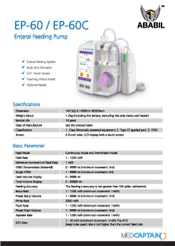 Enteral Feeding Pump