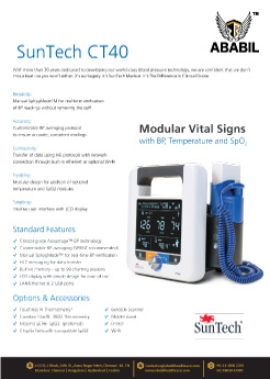 SunTech CT40 - SunTech Medical